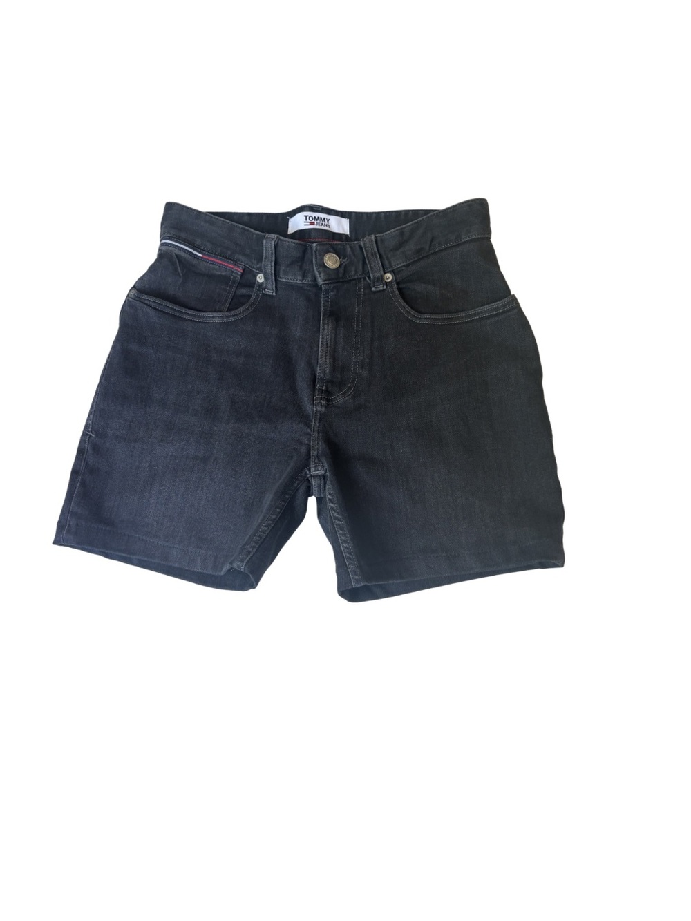 Tommy Hilfiger Black Denim Jean Shorts